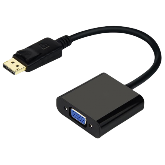 QPART Displayport To Vga Çevirici Dönüştürücü Adaptör Kablosu