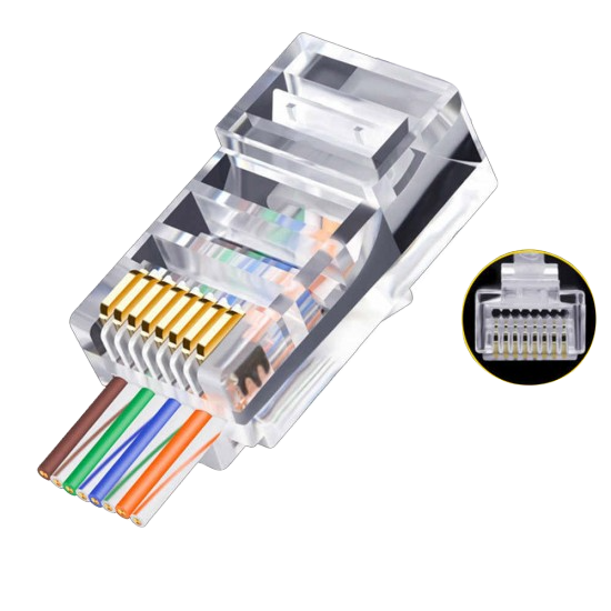 YENİ NESİL DELİKLİ RJ45 JAK