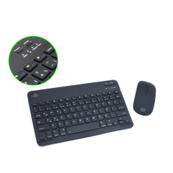 Steep Solid Magic Şarjlı Bluetooth Klavye - Mouse Set (Siyah TR)