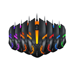 T-Wolf V1 RGB 3D Optik Kablolu Oyuncu Tip Mouse