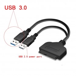 USB 3.0 to 2.5" inç Sata HDD - SSD Çevirici Veri Kurtarma Kablosu