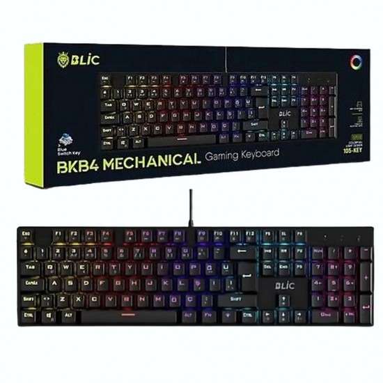 Blic Mekanik Rgb Kablolu Q Klavye Blue Switch Bkb-4