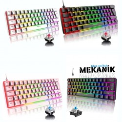 Blic Mini Rgb Mekanik Q Oyun Klavyesi T60